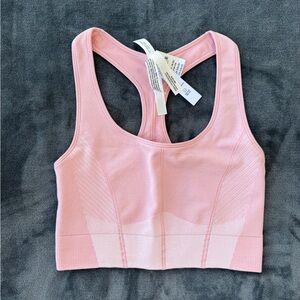PINK Victoria's Secret Light Pink Seamless Racerback Sports Bra